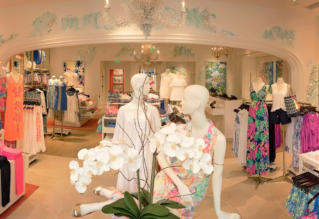 Lily Pulitzer Store interior at North Hills in Raleigh, NC