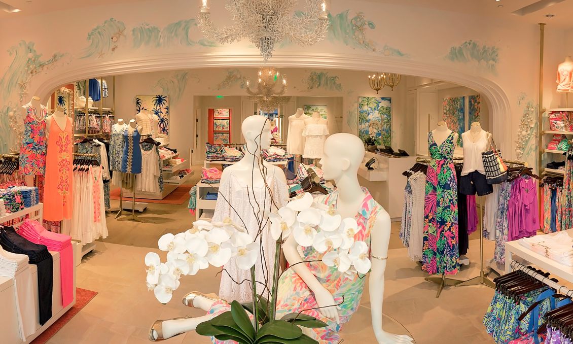 Lily Pulitzer Store interior at North Hills in Raleigh, NC