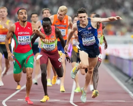 Great Britain's Wightman Denied Gold as Portugal's Isaac Nader Takes Stunning 1500m Title
